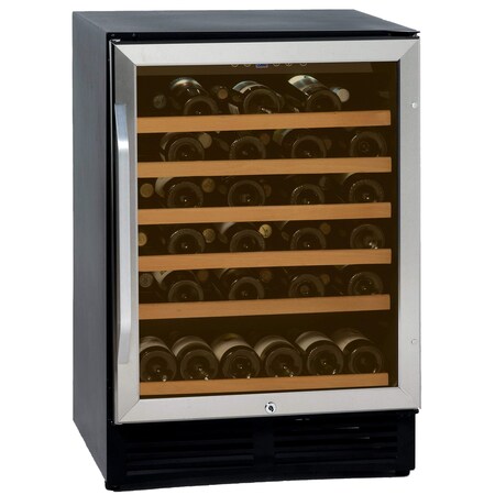 Avanti Avanti 50 Bottle Wine Cooler, Stainless Steel with Black Cabinet WCR506SS